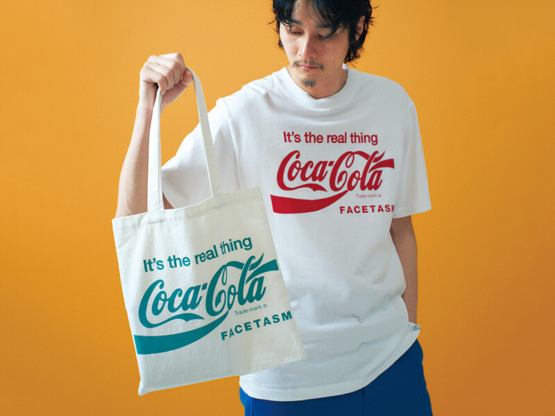 Xl Ll 印象のデザインfacetasm コカ コーラのコラボ Tシャツ カットソー 七分 長袖 メンズxl Ll 12 330 Hafryat Com