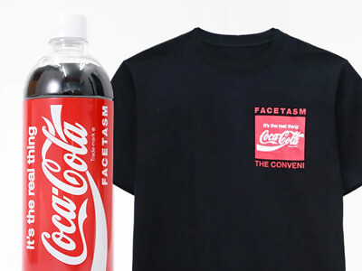 コーラのボトルにＴシャツが！「ファセッタズム」コラボに限定品が追加